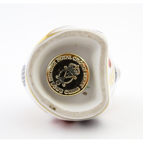 109 - Two Royal Crown Derby paperweights modelled as Computer Mouse, and Dormouse. Both boxed. Largest app... 