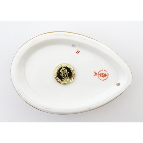 109 - Two Royal Crown Derby paperweights modelled as Computer Mouse, and Dormouse. Both boxed. Largest app... 