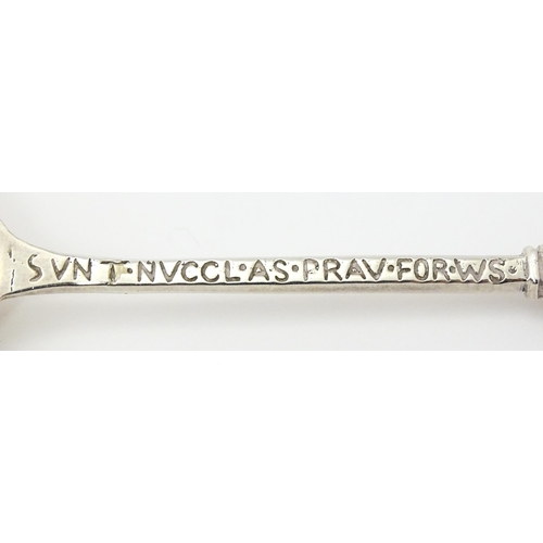398 - A silver apostle spoon hallmarked Sheffield 1973, maker Royal Irish Silver Co. Approx. 6 1/4