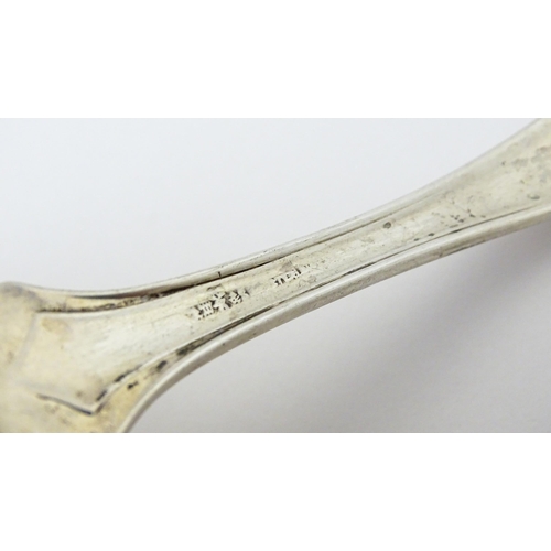411 - An American sterling silver ladle.  Maker  R Wallace & Sons Mfg. Co. Wallingford Connecticut. Approx... 