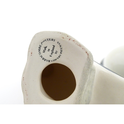 99 - Three Babbacombe Pottery cruets modelled as Puffins. Marked under. Approx. 3 1/4