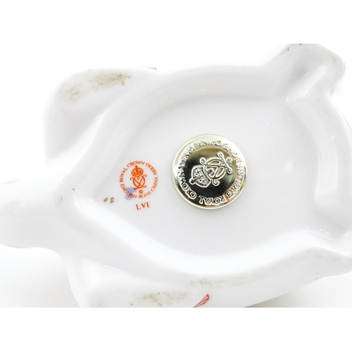 120 - A Royal Crown Derby paperweight modelled as a Turtle. Boxed. Approx. 4 1/2