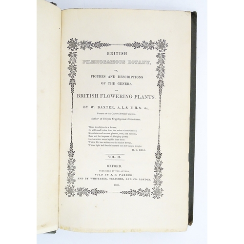 1813 - Books: British Phaenogamous Botany or figures and descriptions of the genera of British Flowering Pl... 