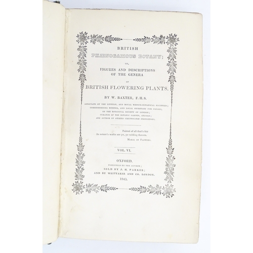 1813 - Books: British Phaenogamous Botany or figures and descriptions of the genera of British Flowering Pl... 