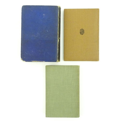 1815 - Books: Three books comprising The Slang Dictionary; or, the Vulgar Words, Street Phrases, and 