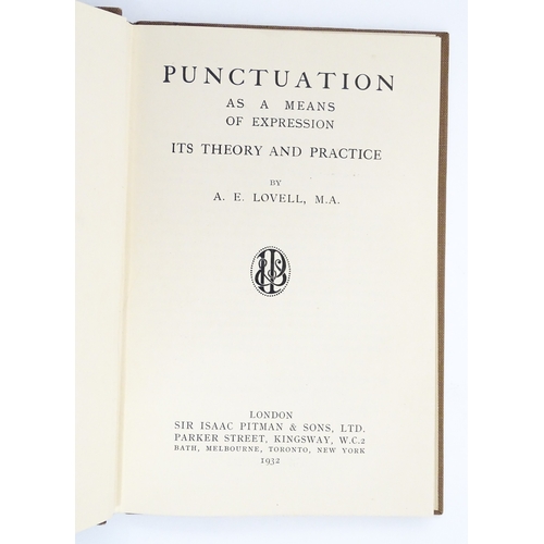 1815 - Books: Three books comprising The Slang Dictionary; or, the Vulgar Words, Street Phrases, and 