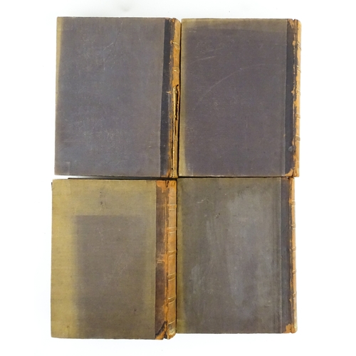 1929 - Books: Dictionnaire de la Langue Francaise, Volumes 1 - 4, by E. Littre. Published Paris, 1882-3 (4)