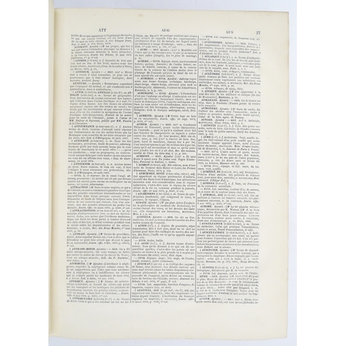 1929 - Books: Dictionnaire de la Langue Francaise, Volumes 1 - 4, by E. Littre. Published Paris, 1882-3 (4)