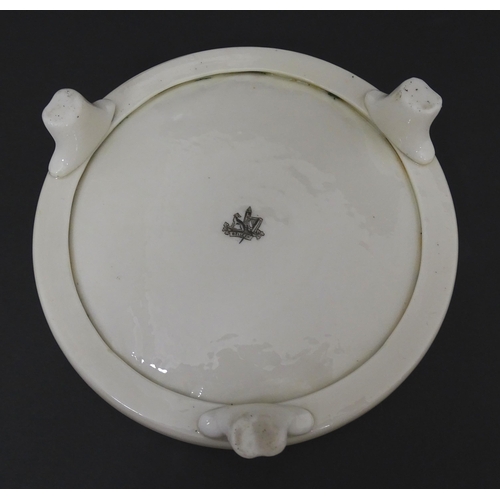 51 - Belleek tea wares in the Grass pattern to include teapots, milk jug, cream jug, teapot stand, saucer... 