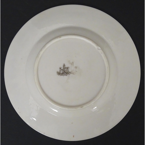 51 - Belleek tea wares in the Grass pattern to include teapots, milk jug, cream jug, teapot stand, saucer... 