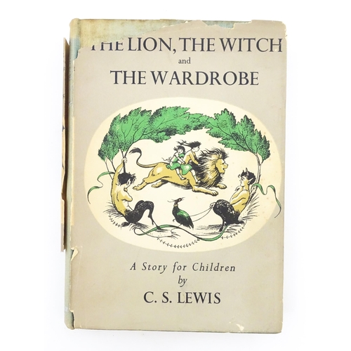 929 - Book: The Lion, The Witch and The Wardrobe, by C. S. Lewis, illustrated by Pauline Baynes. First Edi... 