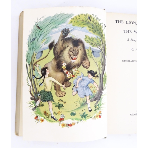 929 - Book: The Lion, The Witch and The Wardrobe, by C. S. Lewis, illustrated by Pauline Baynes. First Edi... 