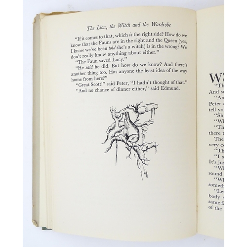 929 - Book: The Lion, The Witch and The Wardrobe, by C. S. Lewis, illustrated by Pauline Baynes. First Edi... 