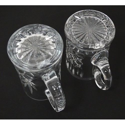 A quantity of assorted crystal glass table wares, comprising a boxed ...