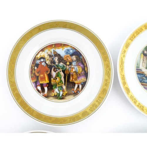 81 - Eight Royal Copenhagen collectors plates from the Hans Christian Andersen series comprising, The Emp... 