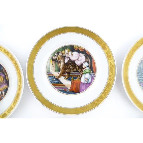 81 - Eight Royal Copenhagen collectors plates from the Hans Christian Andersen series comprising, The Emp... 