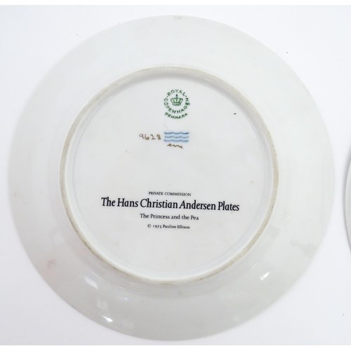 81 - Eight Royal Copenhagen collectors plates from the Hans Christian Andersen series comprising, The Emp... 