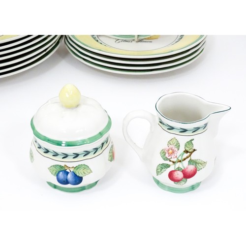 185 - A quantity of Villeroy & Boch tea and dinner wares in the French Garden Valence and French Garden Fl... 