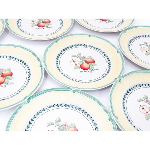 185 - A quantity of Villeroy & Boch tea and dinner wares in the French Garden Valence and French Garden Fl... 