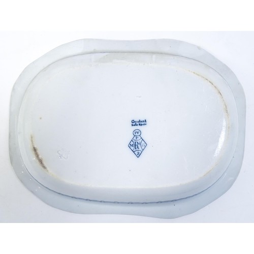 186 - A quantity of Copeland late Spode blue and white dinner wares decorated with ruins to include plates... 