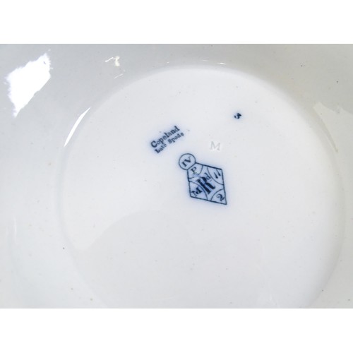 186 - A quantity of Copeland late Spode blue and white dinner wares decorated with ruins to include plates... 