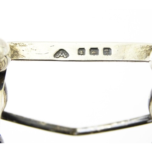 297 - A small silver five bar toast rack hallmarked Birmingham 1922, maker Adie Brothers. Approx. 3