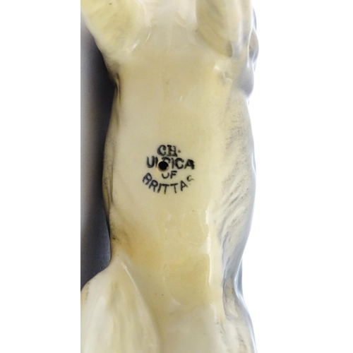 118 - Two Beswick models of dogs comprising a German Shepherd CH Ulrica of Brittas, and a Golden Labrador ... 