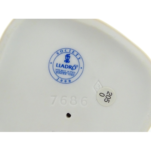 181 - A Lladro model Pals Forever, model no. 7686. Marked under. Boxed. Approx. 8 3/4