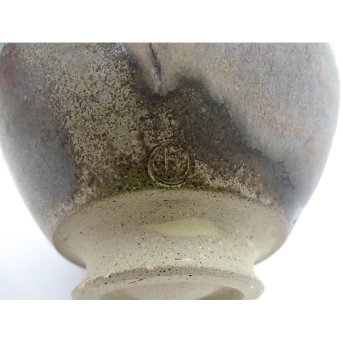 194 - Four studio pottery items to include an oval bowl by Antje Ernestus, a bowl by Richard Baxter, a sma... 