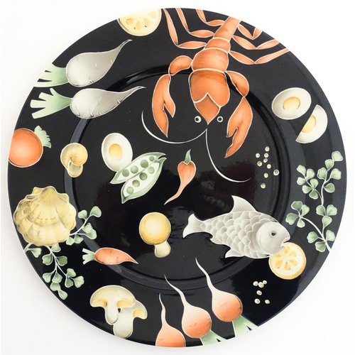 201 - Twelve Villeroy & Boch chargers / collector's plates from the Jardins Francais series. Marked under.... 