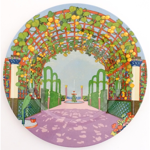 201 - Twelve Villeroy & Boch chargers / collector's plates from the Jardins Francais series. Marked under.... 