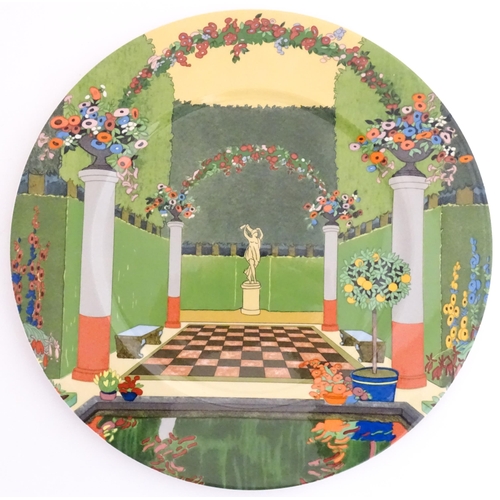 201 - Twelve Villeroy & Boch chargers / collector's plates from the Jardins Francais series. Marked under.... 