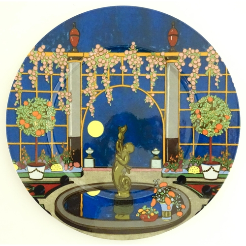 201 - Twelve Villeroy & Boch chargers / collector's plates from the Jardins Francais series. Marked under.... 
