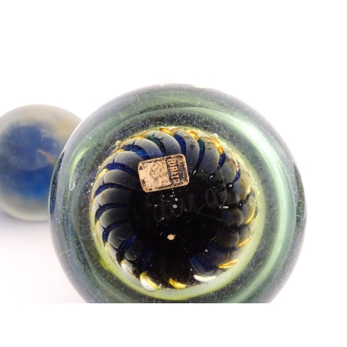 224 - Maltese glass :  A quantity of assorted glass paperweights, some with stylised sea urchin decoration... 