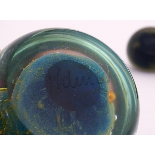 224 - Maltese glass :  A quantity of assorted glass paperweights, some with stylised sea urchin decoration... 