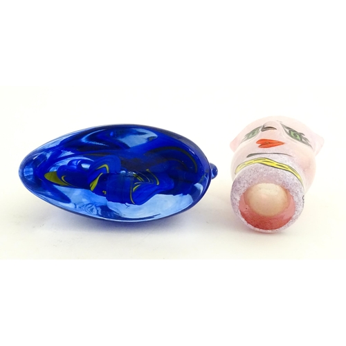 226 - Two Kosta Boda items comprising an Open Minds vase designed by Ulrica Hydman Vallien (1938-2018), an... 