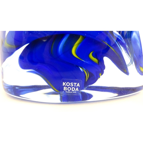 226 - Two Kosta Boda items comprising an Open Minds vase designed by Ulrica Hydman Vallien (1938-2018), an... 