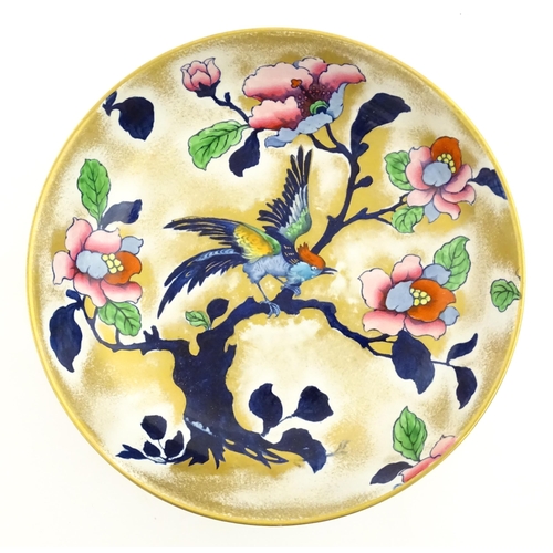 192 - Assorted ceramics to include a Losol Ware footed bowl decorated in the Old Tree pattern, a German pl... 