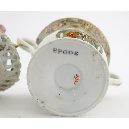 192 - Assorted ceramics to include a Losol Ware footed bowl decorated in the Old Tree pattern, a German pl... 