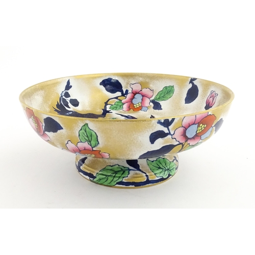 192 - Assorted ceramics to include a Losol Ware footed bowl decorated in the Old Tree pattern, a German pl... 