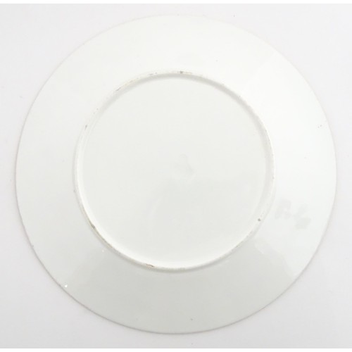 193 - Assorted ceramics to include a pair of Victorian plates with hand painted flowers to centre and gilt... 