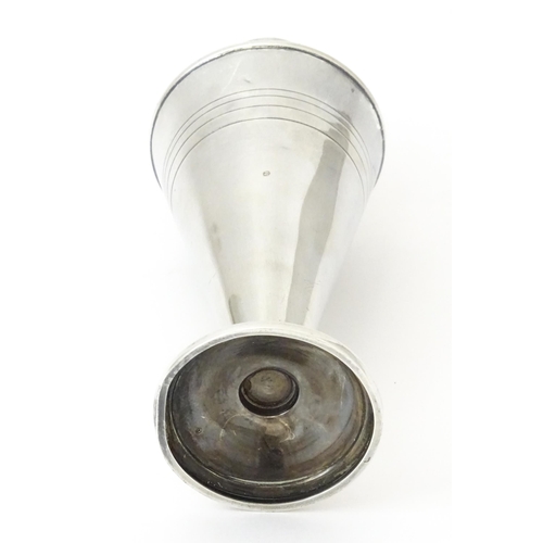 357 - An Art Deco silver sugar caster hallmarked Birmingham1937, maker Adie Brothers Ltd. Approx. 6 1/4