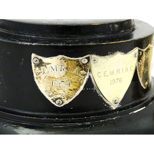 545 - A silver pedestal trophy bowl on stand, hallmarked Birmingham 1900. Approx. 6 1/4