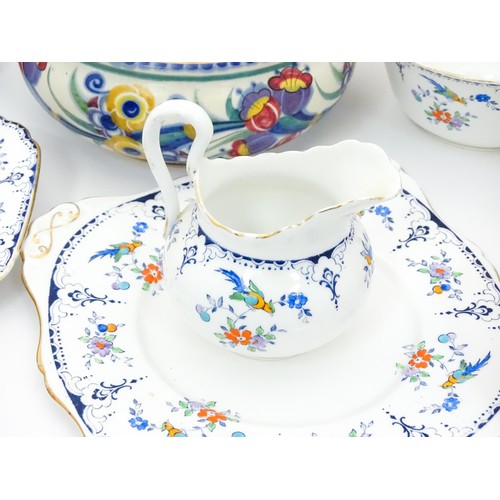 55 - A quantity of assorted ceramics to include Royal Doulton ladies Elegance, Affection, and Fair Lady, ... 