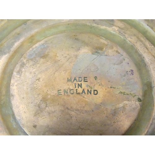 3 - A quantity of brass and copper to include a copper kettle, teapot and jug together with a large bras... 