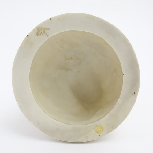 91 - An English figure modelled as the Birth of Venus / Venus emerging from a sea shell, with pink and bl... 