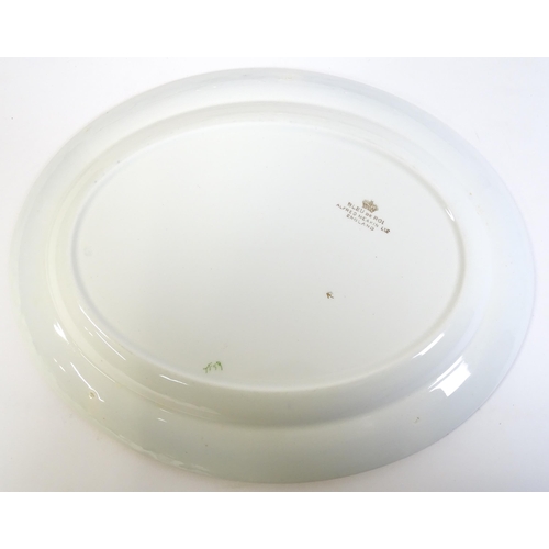 172 - A quantity of Alfred Meakin dinner wares decorated in the Bleu de Roi pattern comprising plates, dis... 