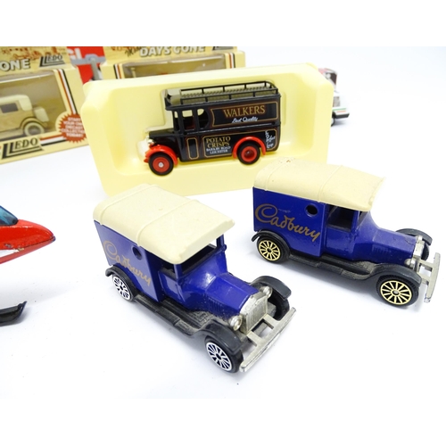 446 - Toys: A quantity of die cast scale model vehicles etc. to include Corgi Toys Seddon Atkinson Tanker,... 