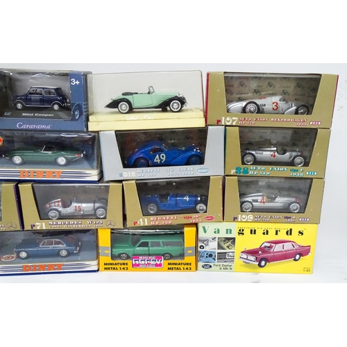 651 - Toys: A quantity of assorted boxed die cast scale model vehicles to include Matchbox Dinky Collectio... 