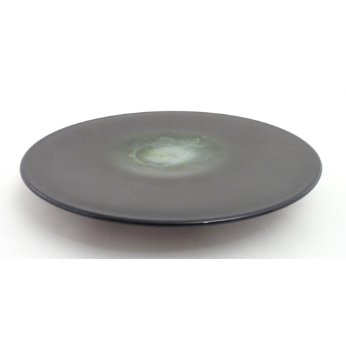 231 - An Orrefors Expo glass footed dish by Lena Bergstrom. Signed and dated 1996 under, etched Orrefors E... 